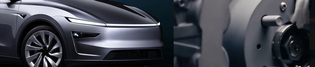 Новая система распределения тормозных усилий на Tesla Model Y.