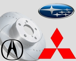 Тормозные диски для японцев: Subaru, Mitsubishi, Infiniti, Acura и другие